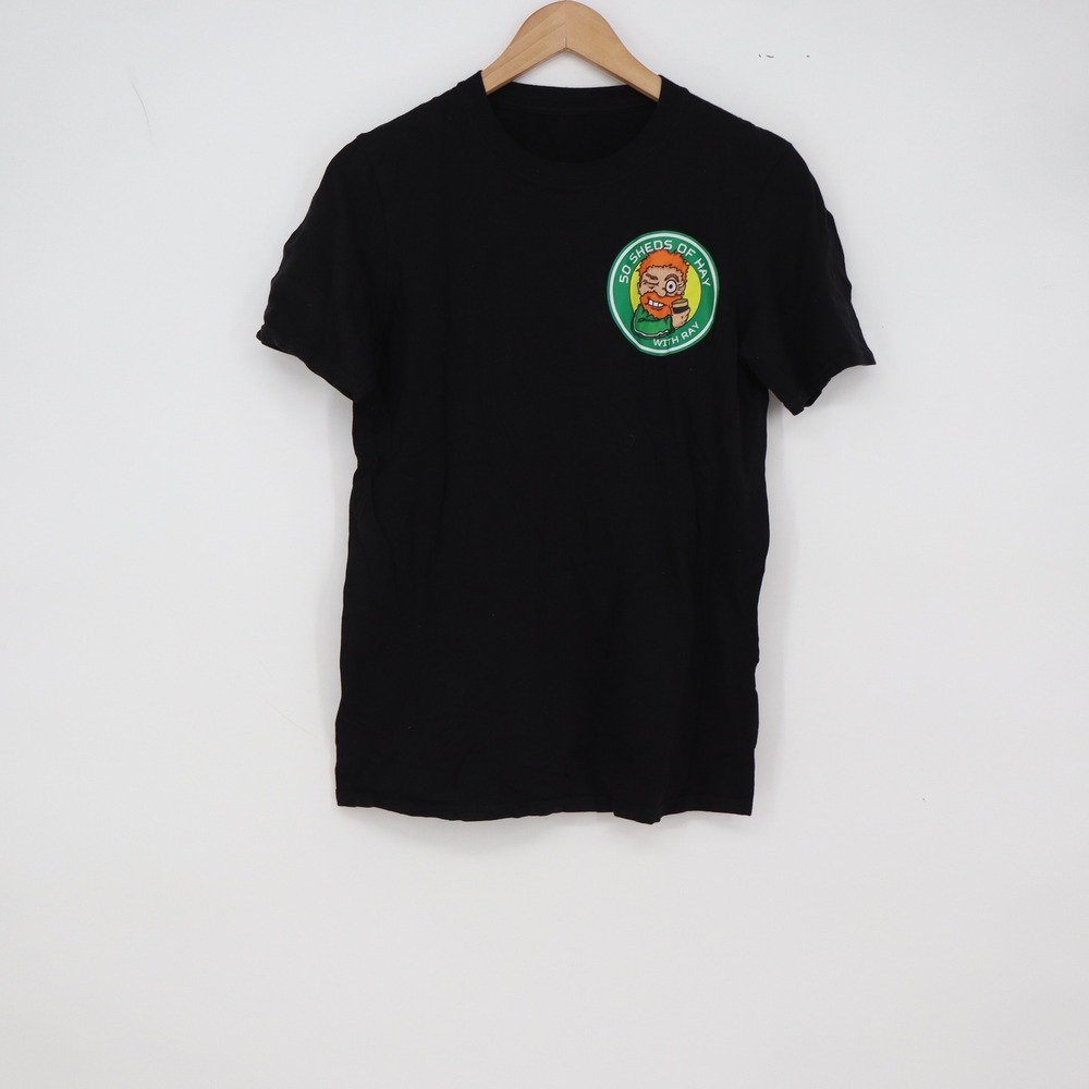 Unbranded T-Shirt Mens Small 50 Sheds of Hay With Ray Black Graphic Excellent